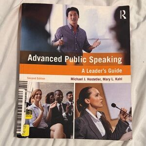 Advanced Public Speaking Book